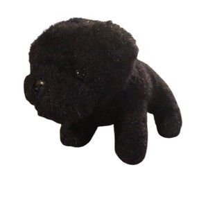 Justice Pet Shop Gund Olive Black Labrador Puppy Dog Mini Plush Lab Toy 6"